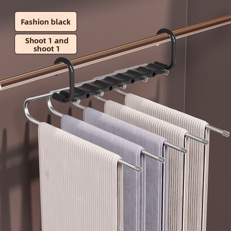 Foldable Multi-Layer Pants Hanger Organizer