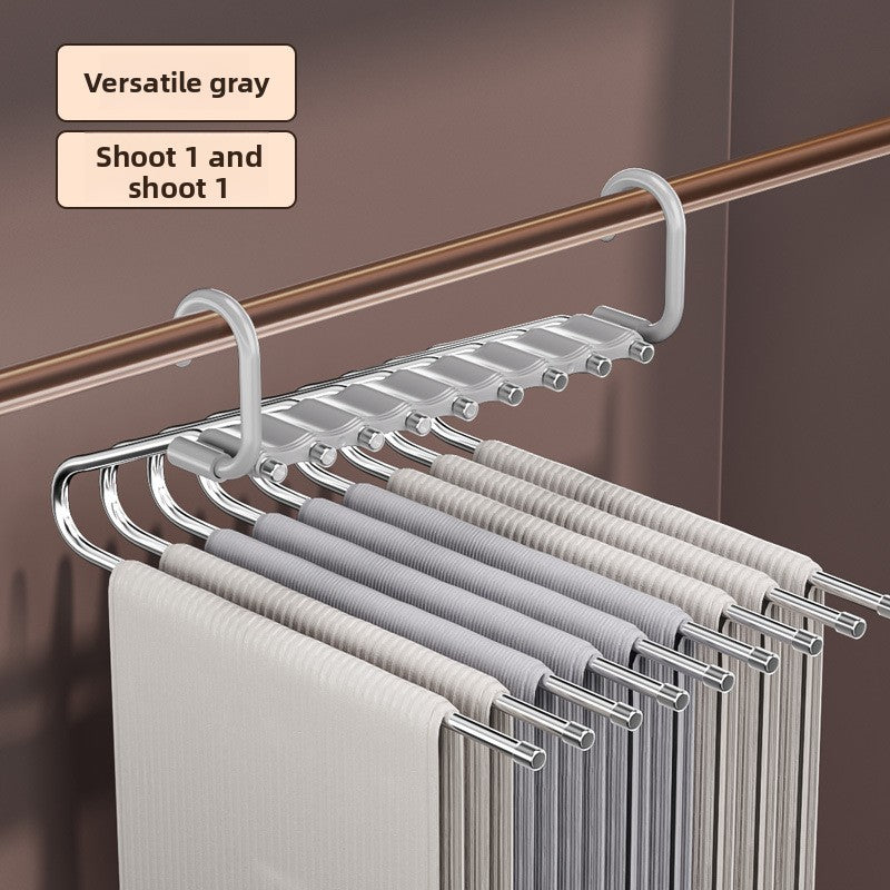 Foldable Multi-Layer Pants Hanger Organizer