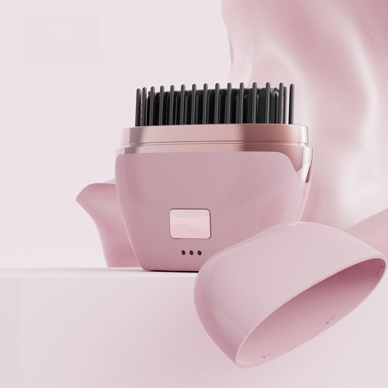 Mini Ceramic Hair Straightening Brush
