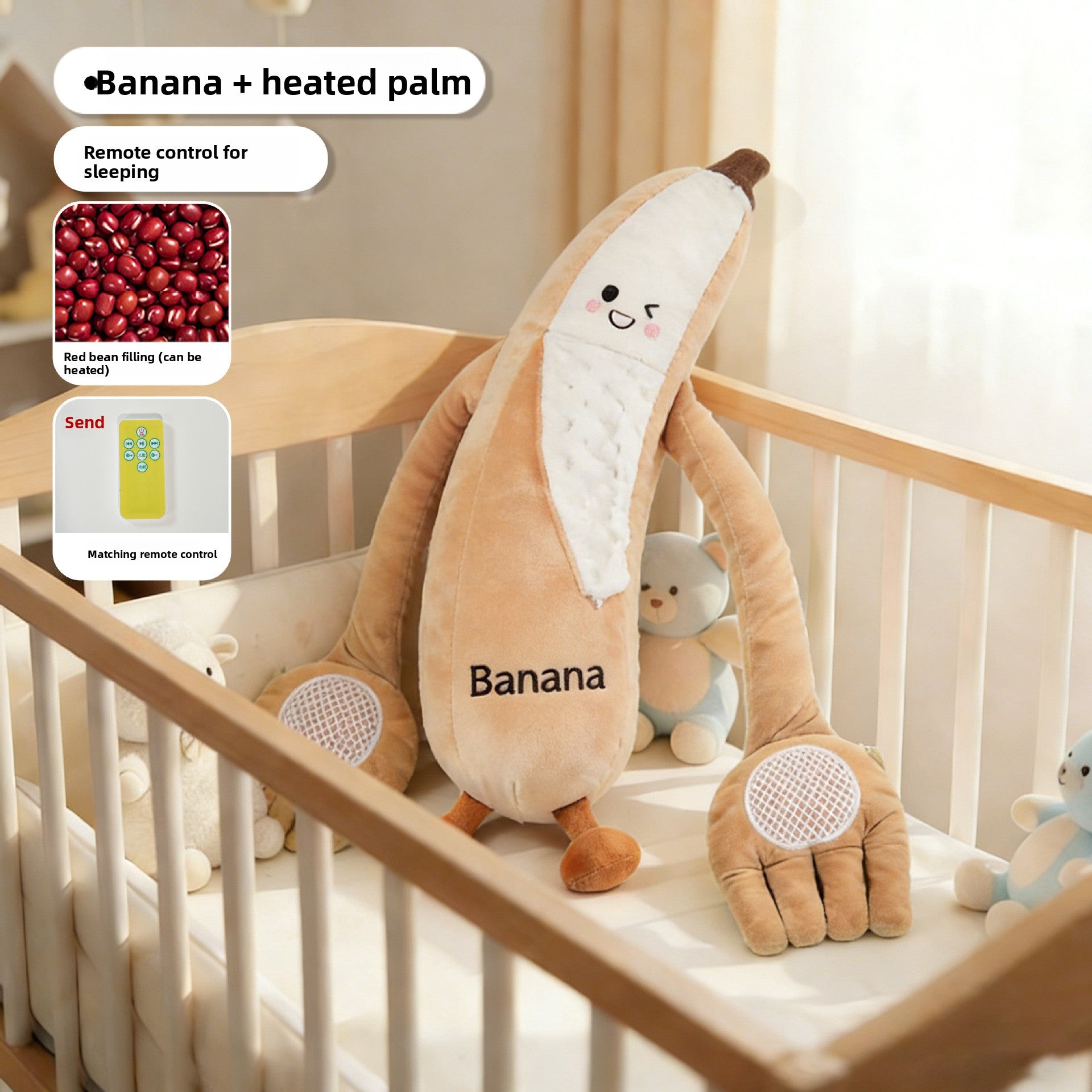 Banana Shaped Hugging Sleep Pillow