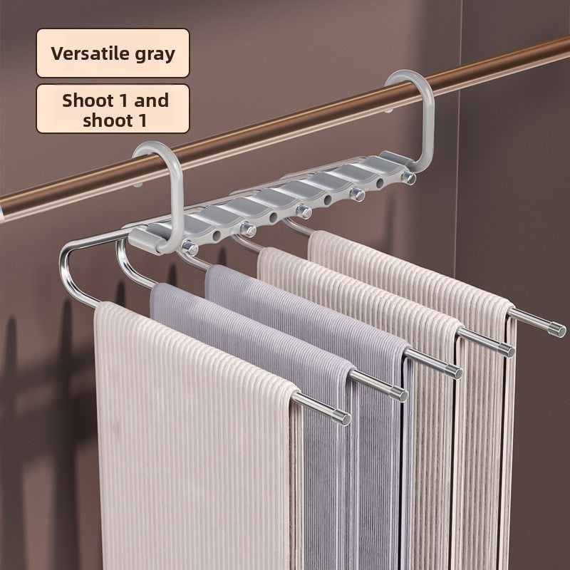 Foldable Multi-Layer Pants Hanger Organizer