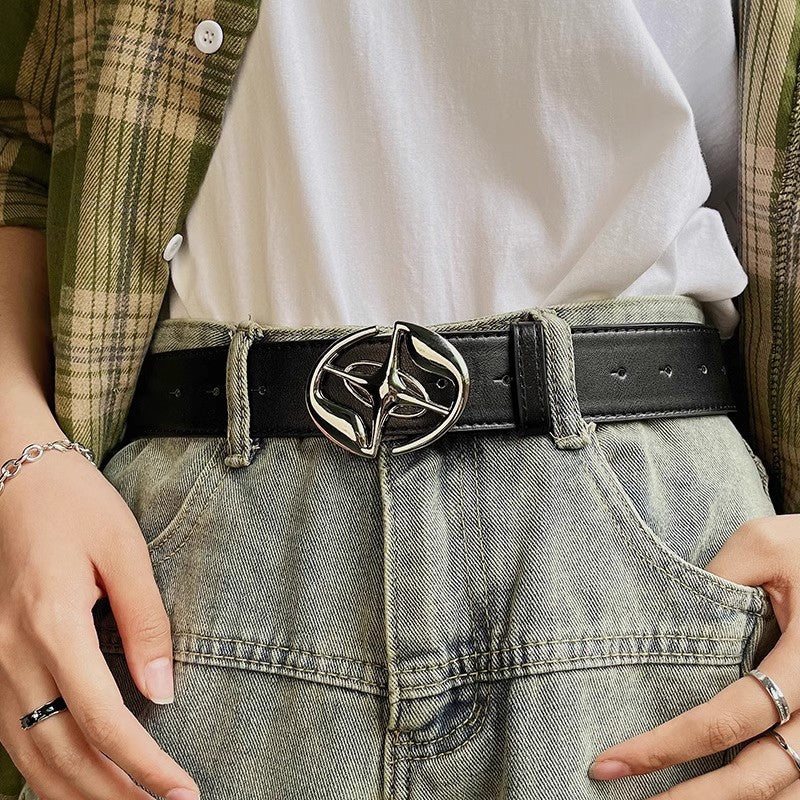 Automatic Buckle Mens Belt Retro Design