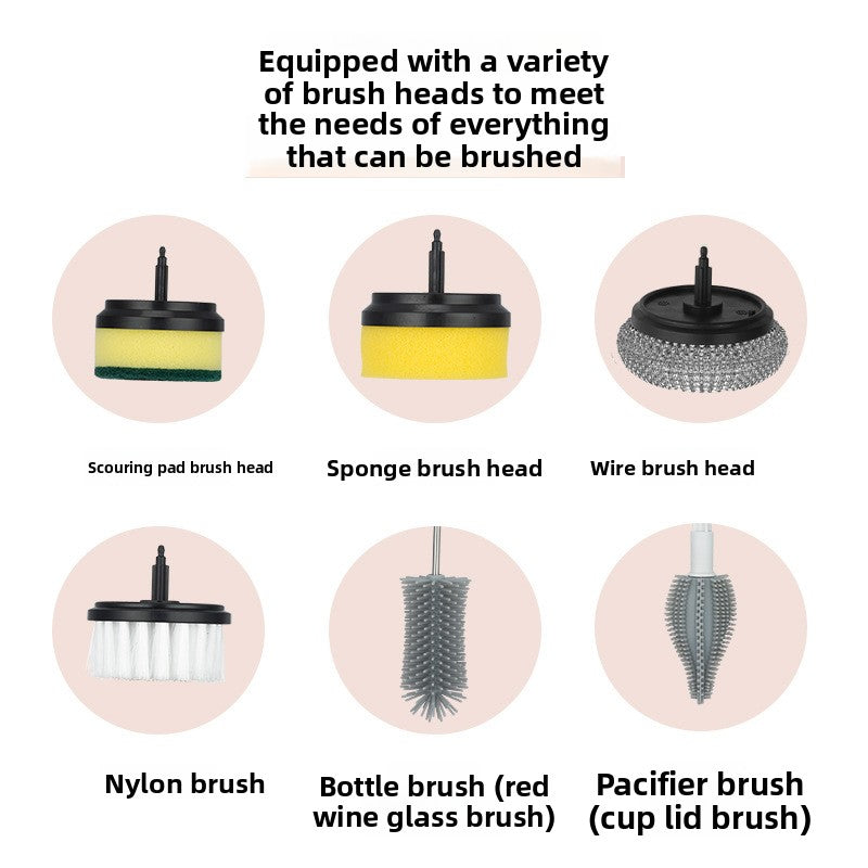Multi-functional electric cleaning brush