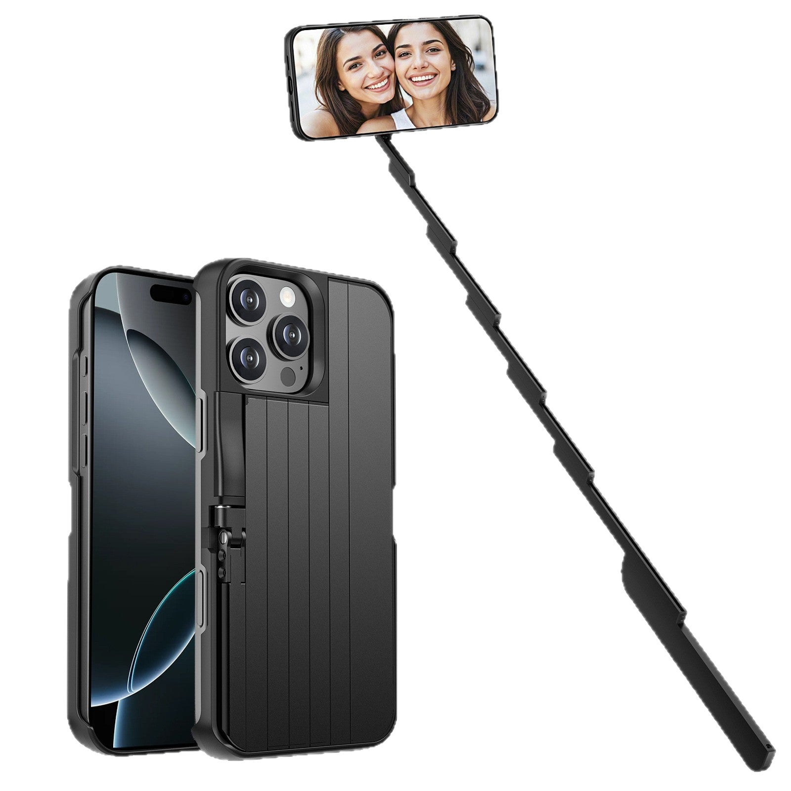Bluetooth Selfie Stick Phone Case
