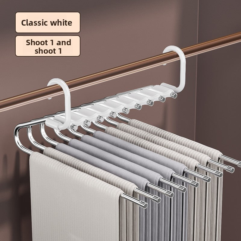 Foldable Multi-Layer Pants Hanger Organizer