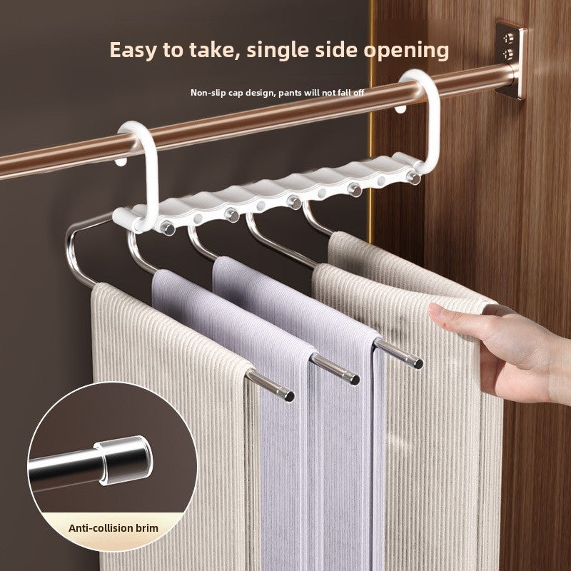 Foldable Multi-Layer Pants Hanger Organizer