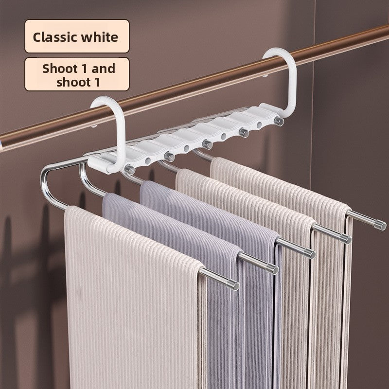 Foldable Multi-Layer Pants Hanger Organizer